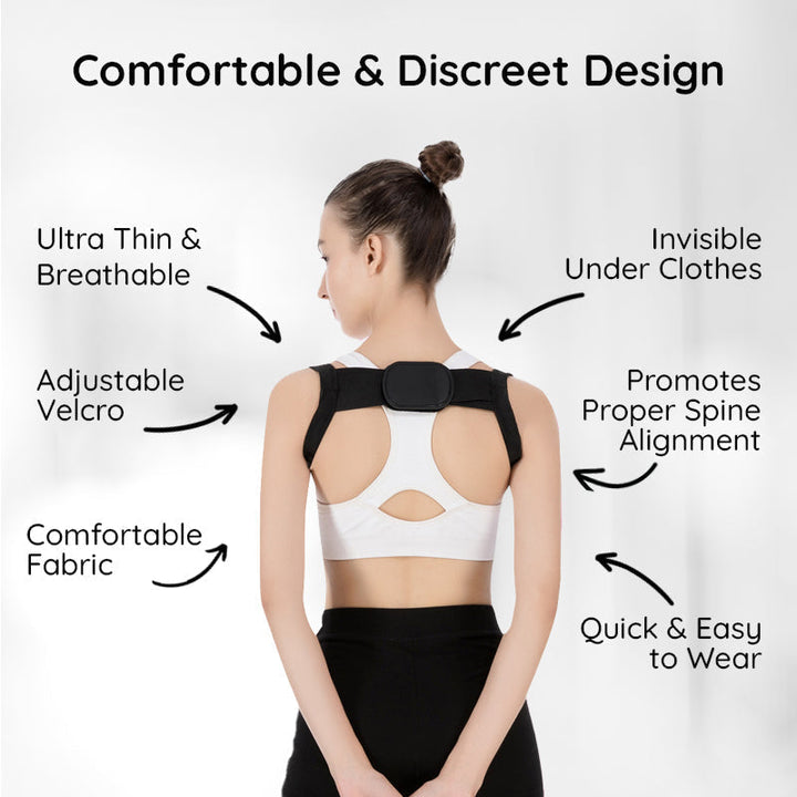 Noxord | Invisible Back Posture Corrector | Adjustable, Comfortable Design for Improved Posture and Back Support
