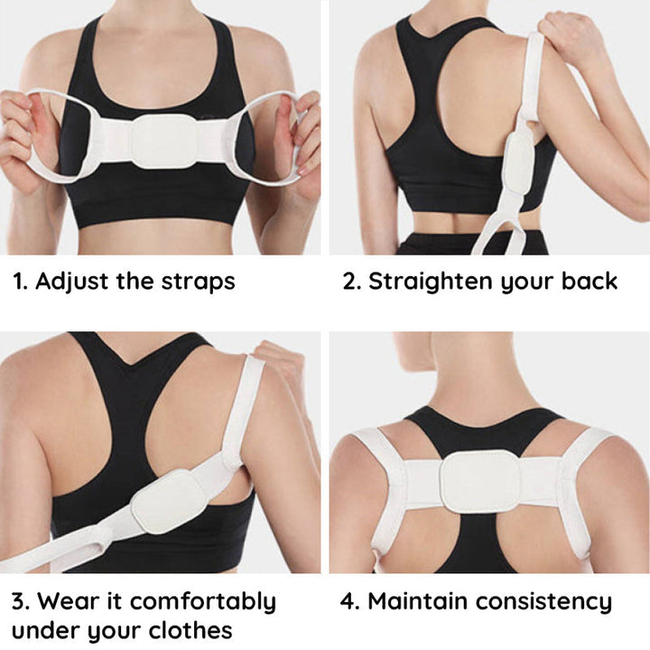 Noxord | Invisible Back Posture Corrector | Adjustable, Comfortable Design for Improved Posture and Back Support