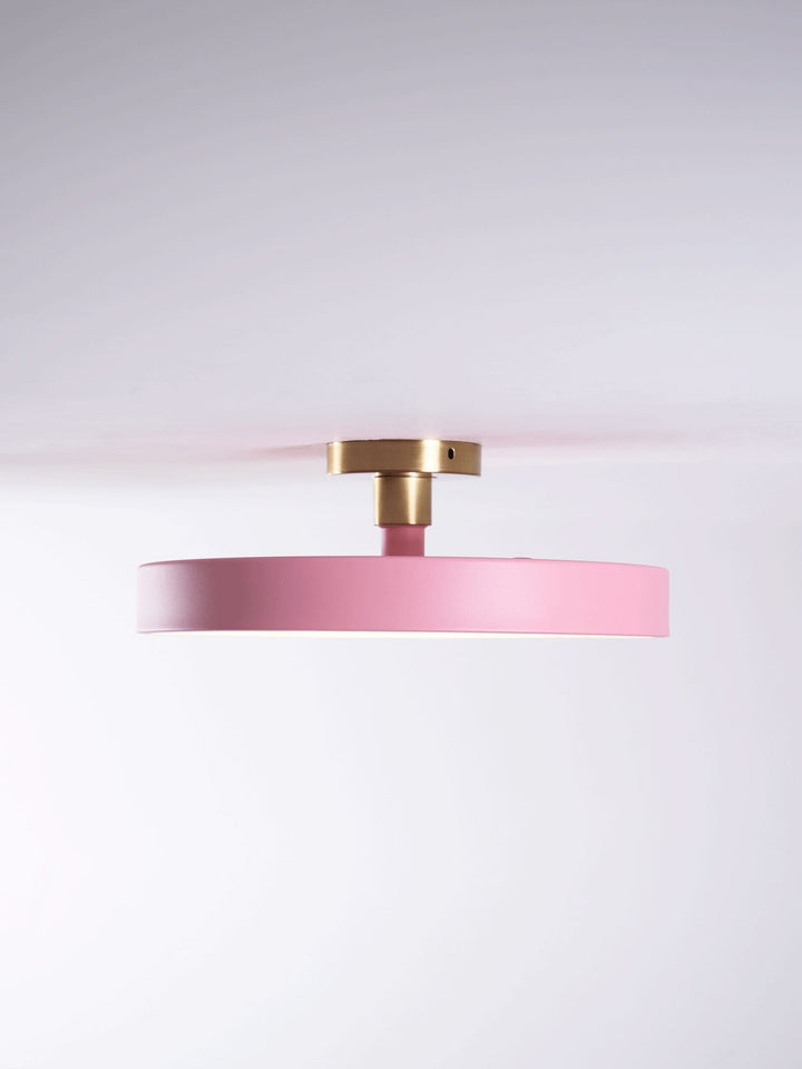 Metal Flush Mount Ceiling Light 11.8 in Warm Ambient Indoor Dining Living Room Office LED | Kalsten