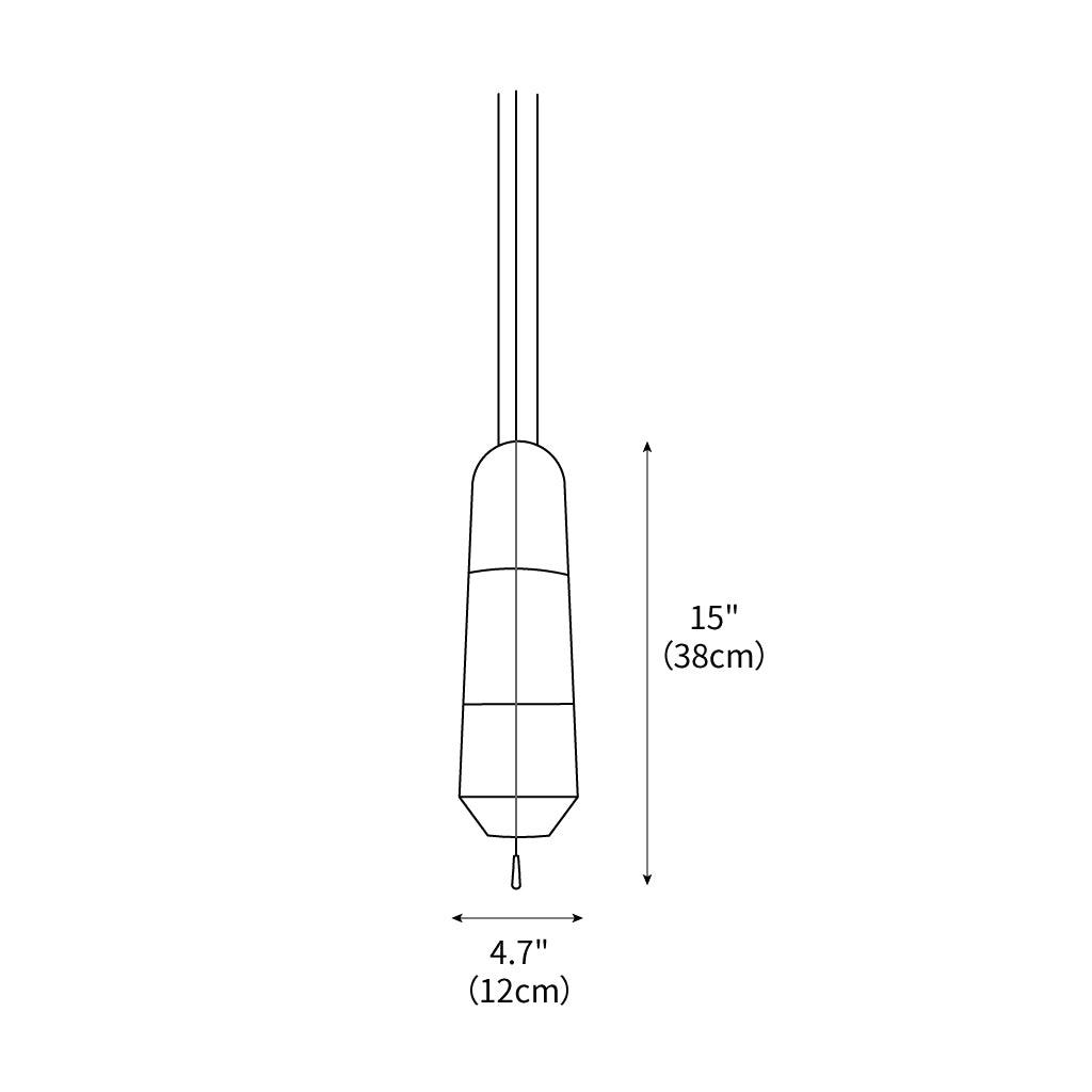 Joanna Glass Pendant Light 4.7' | Noxord