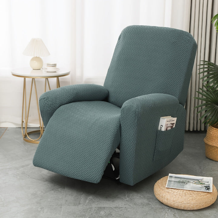 Kalsten | Juno Fitted Recliner Chair Cover Soft Pocket