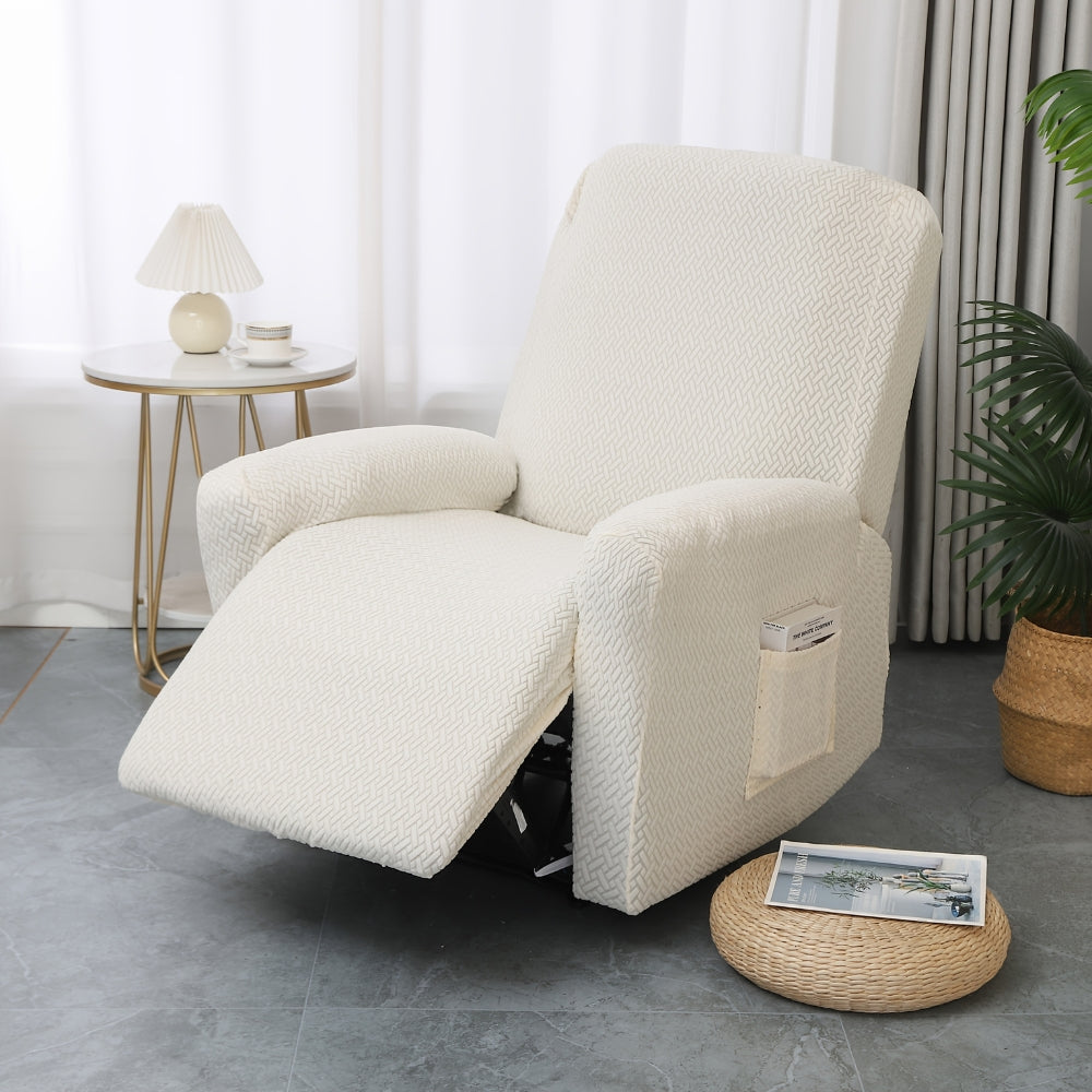 Kalsten | Juno Fitted Recliner Chair Cover Soft Pocket