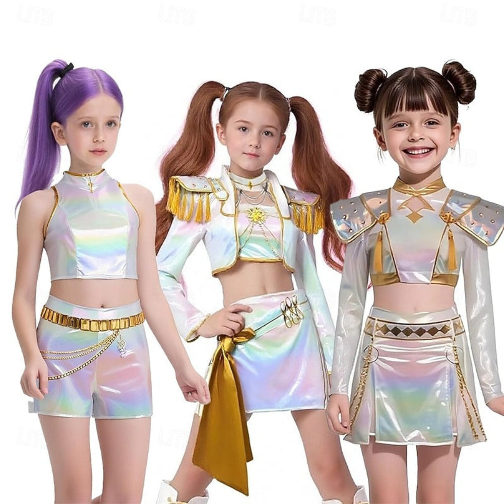 Kalsten | Kpop Halloween Costume Girls Holographic Outfit