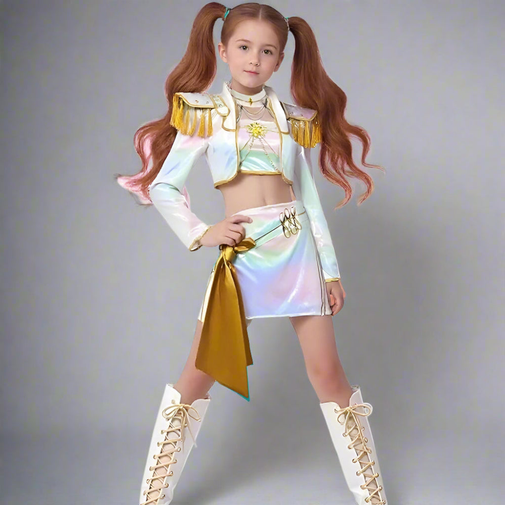 Kalsten | Kpop Halloween Costume Girls Holographic Outfit