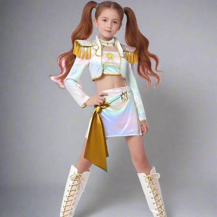 Kalsten | Kpop Halloween Costume Girls Holographic Outfit