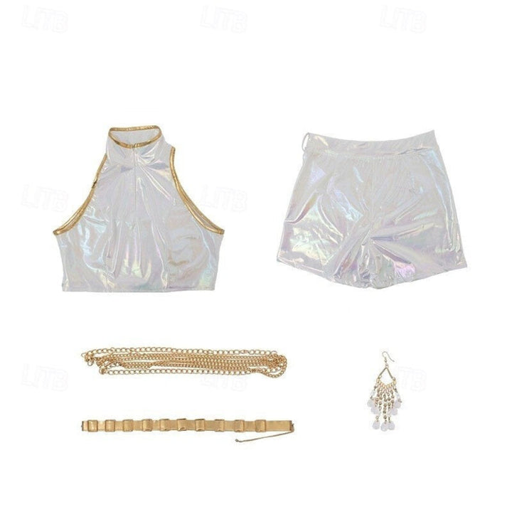 Kalsten | Kpop Halloween Costume Girls Holographic Outfit
