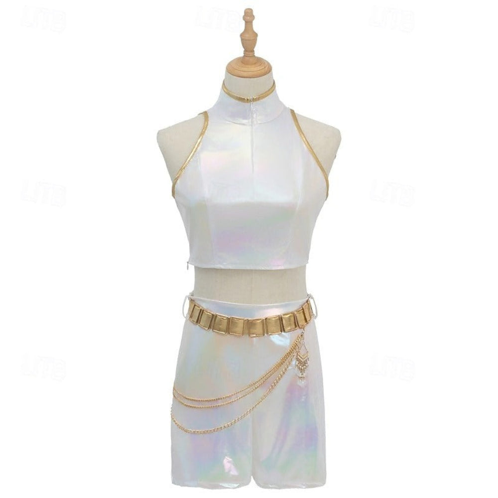 Kalsten | Kpop Halloween Costume Girls Holographic Outfit