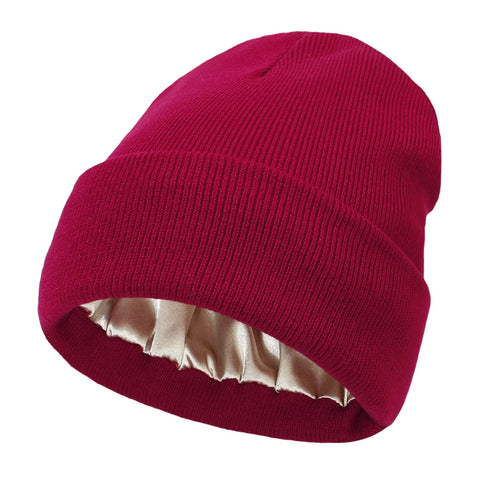 Noor Silk & Wool Winter Hat (Anti-Frizz)