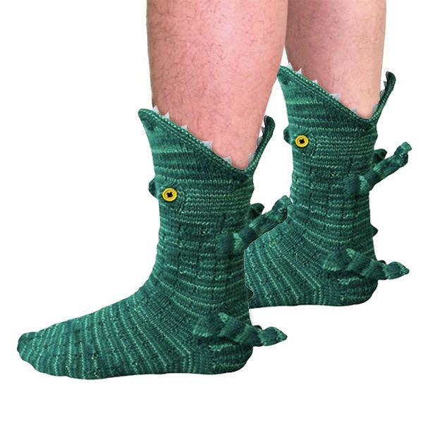 Knitted Crocodile Bite Socks Indoor Shoes | Kalsten