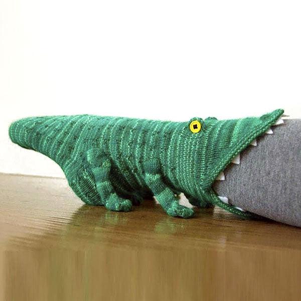 Knitted Crocodile Bite Socks Indoor Shoes | Kalsten
