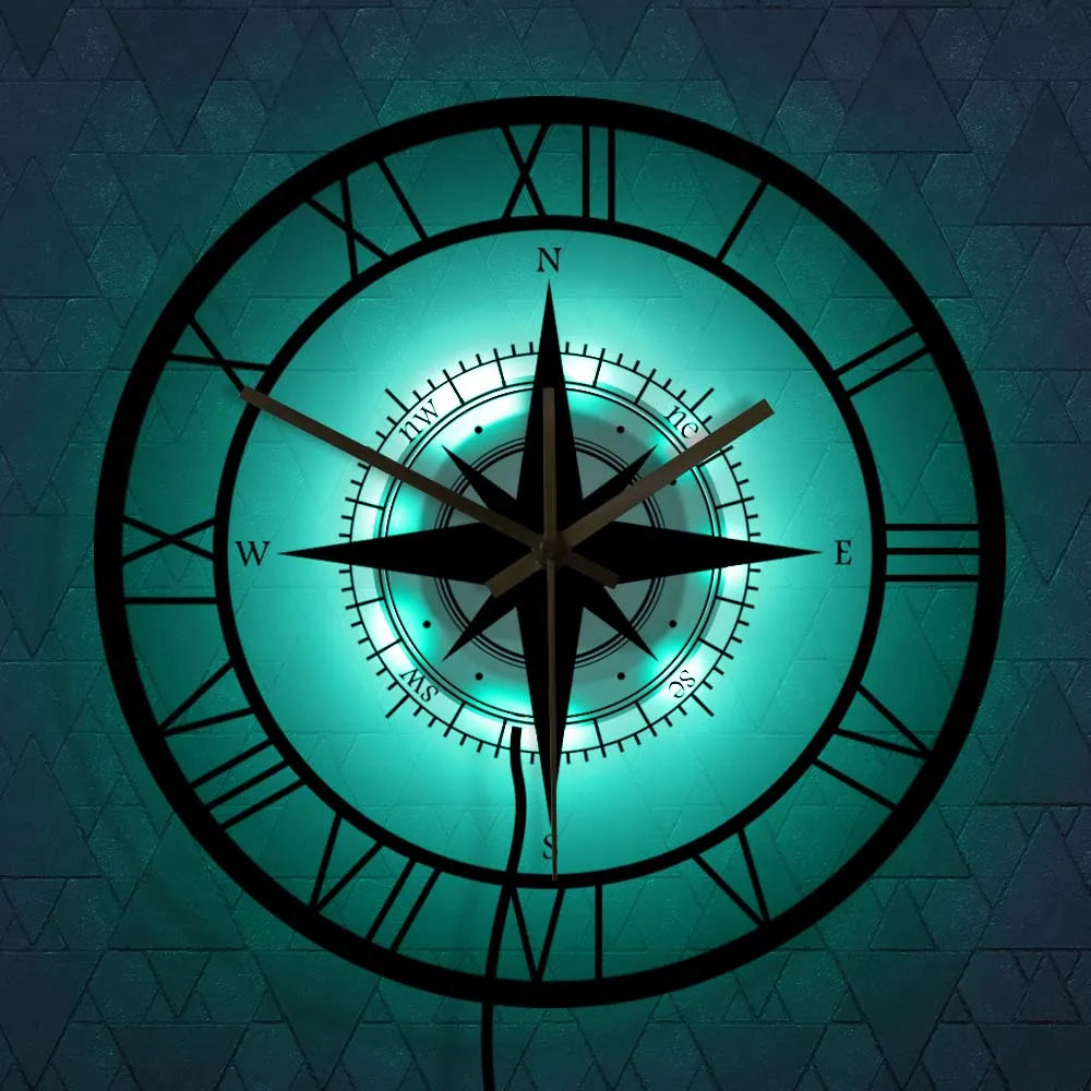 Kalsten | Nautical Compass Wall Clock
