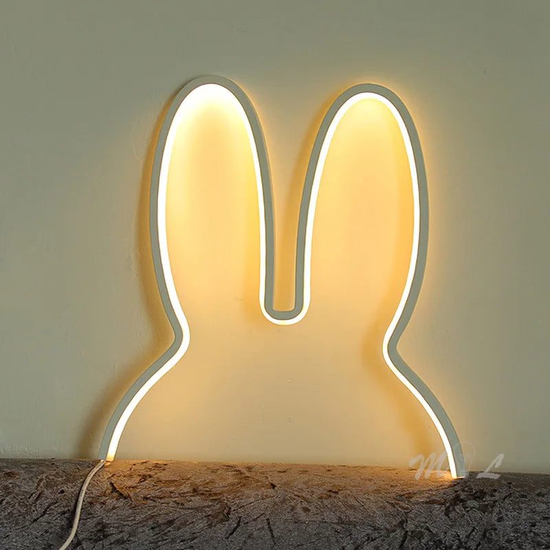 USB Rechargeable Rabbit Night Light with Ambient Lighting - BunnyLight | Kalsten