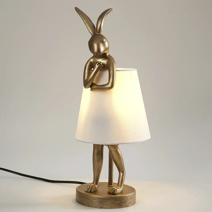 Rabbit Table Lamp – Dimmable LED Night Light in Modern Design for Kids' Room & Living Room | Kalsten