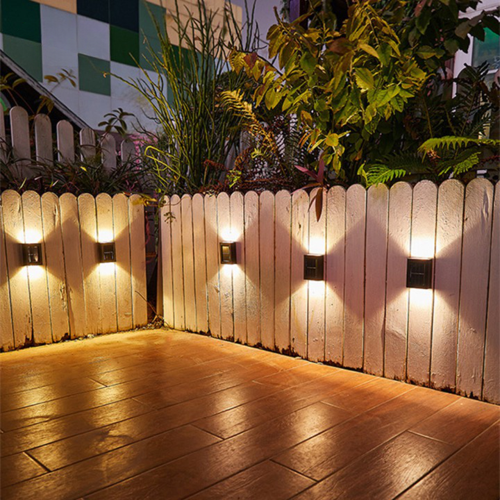 Modern Solar LED Outdoor Wall Lamp Noxord