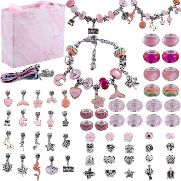 Kalsten | Creative Bracelet Craft Kit for Girls with Sparkling Charms