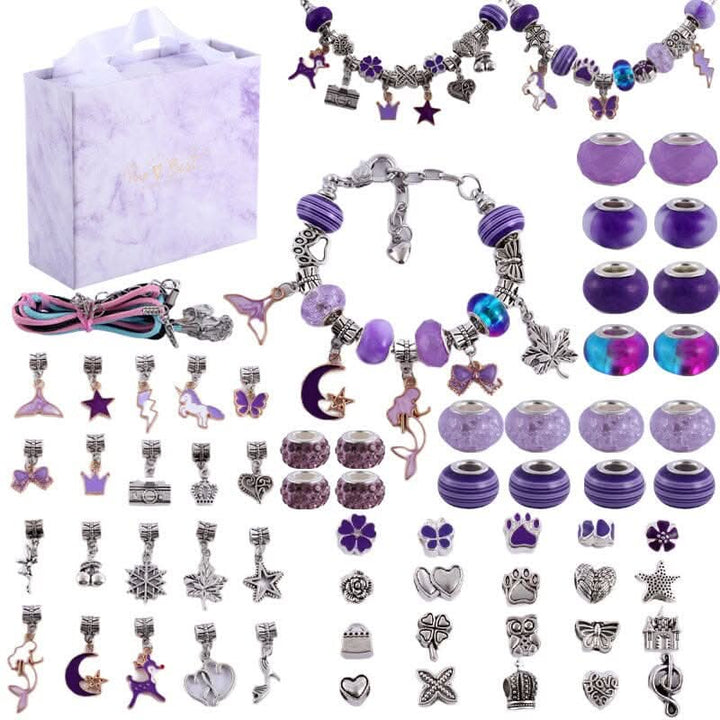 Kalsten | Creative Bracelet Craft Kit for Girls with Sparkling Charms