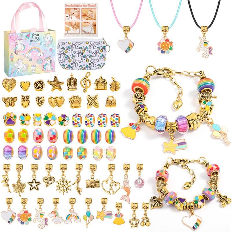 Kalsten | Creative Bracelet Craft Kit for Girls with Sparkling Charms