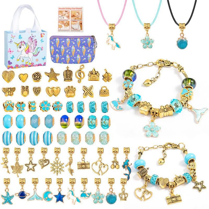 Kalsten | Creative Bracelet Craft Kit for Girls with Sparkling Charms
