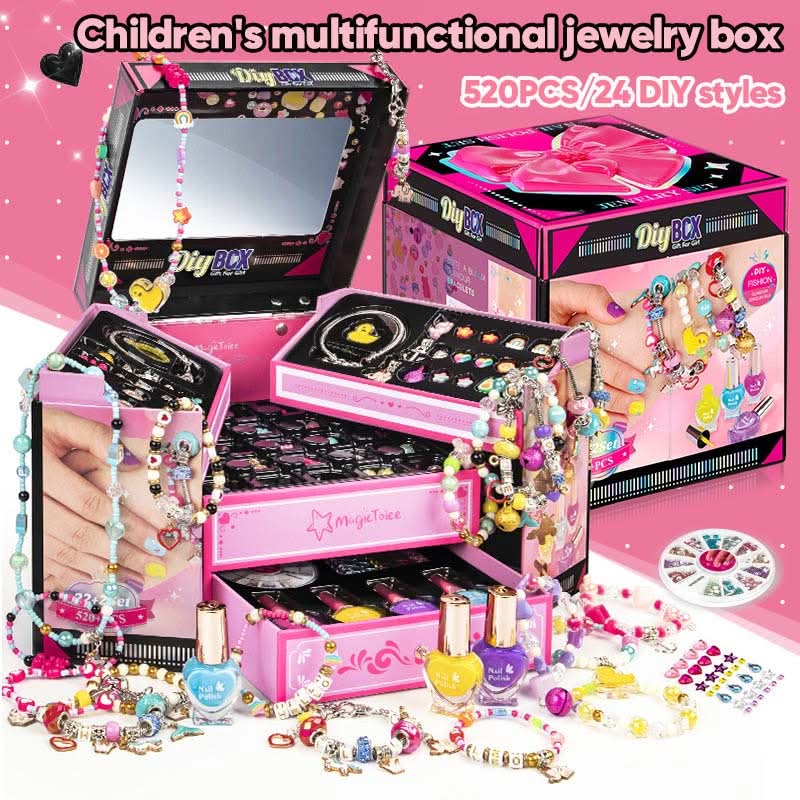 Kalsten | Creative Bracelet Craft Kit for Girls with Sparkling Charms
