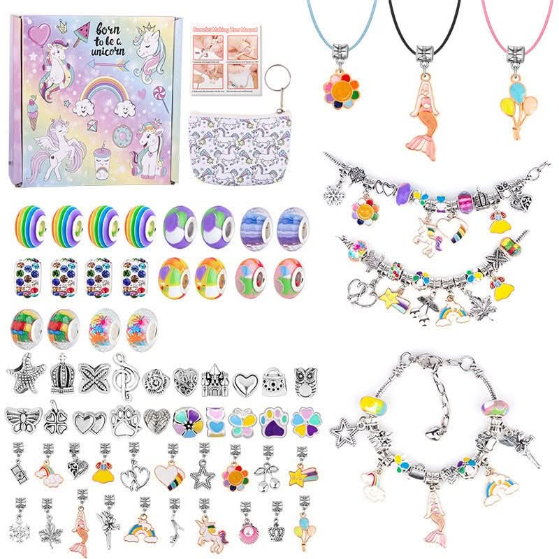 Kalsten | Creative Bracelet Craft Kit for Girls with Sparkling Charms