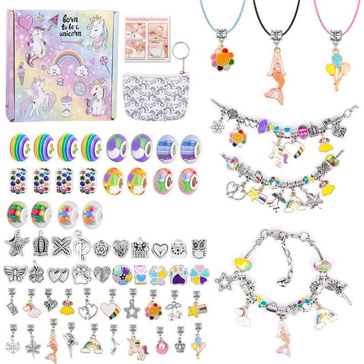 Kalsten | Creative Bracelet Craft Kit for Girls with Sparkling Charms