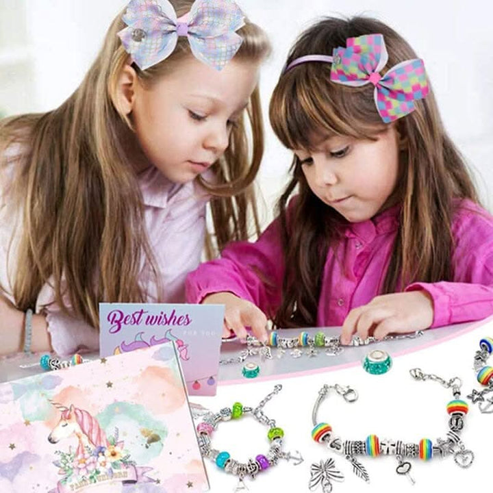 Kalsten | Creative Bracelet Craft Kit for Girls with Sparkling Charms