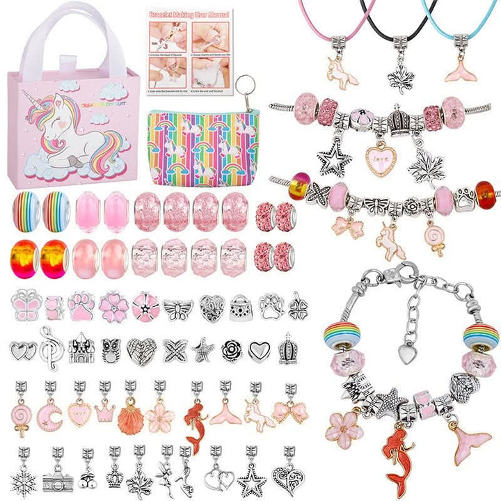Kalsten | Creative Bracelet Craft Kit for Girls with Sparkling Charms
