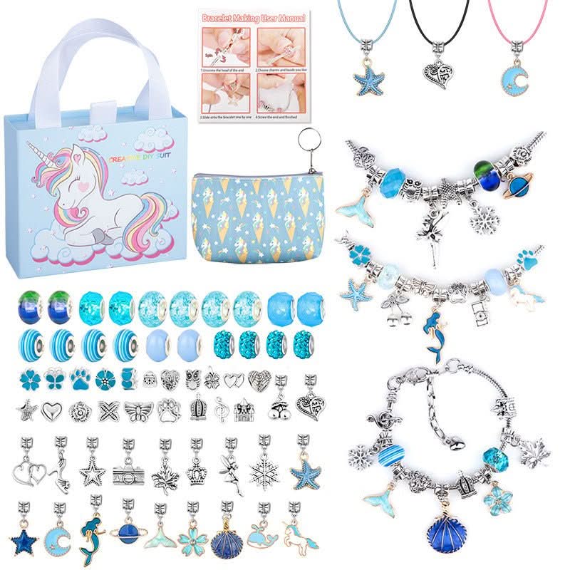 Kalsten | Creative Bracelet Craft Kit for Girls with Sparkling Charms