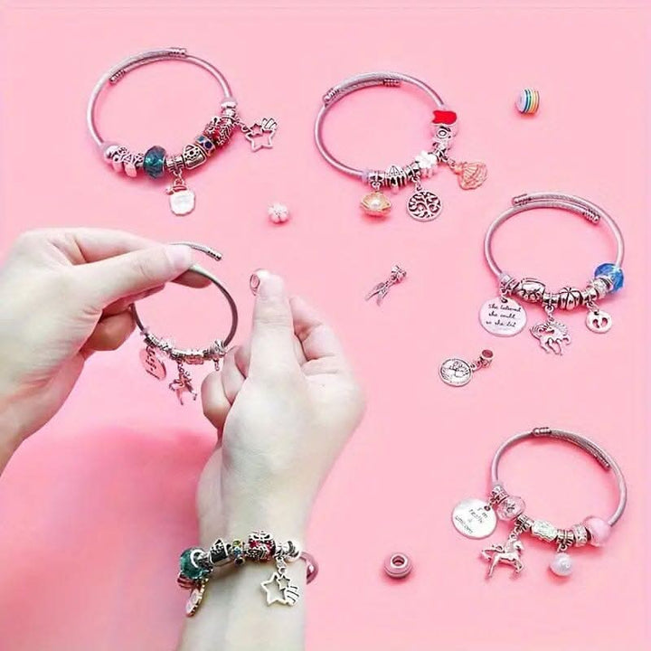 Kalsten | Creative Bracelet Craft Kit for Girls with Sparkling Charms