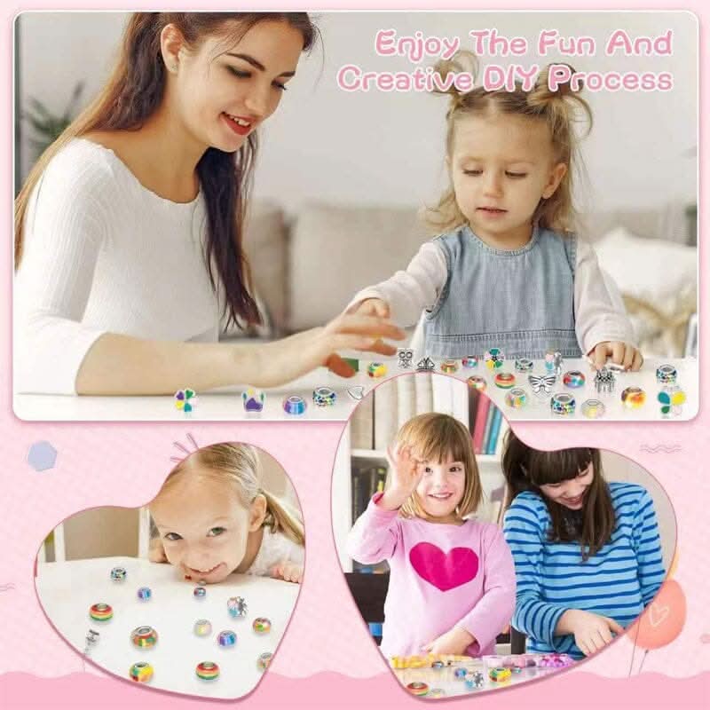 Kalsten | Creative Bracelet Craft Kit for Girls with Sparkling Charms