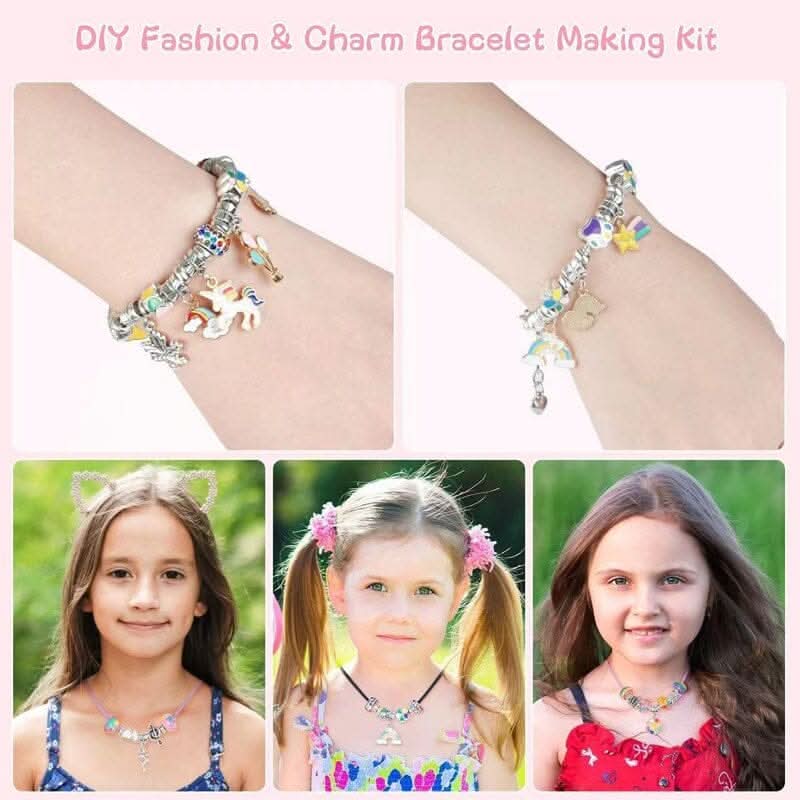 Kalsten | Creative Bracelet Craft Kit for Girls with Sparkling Charms