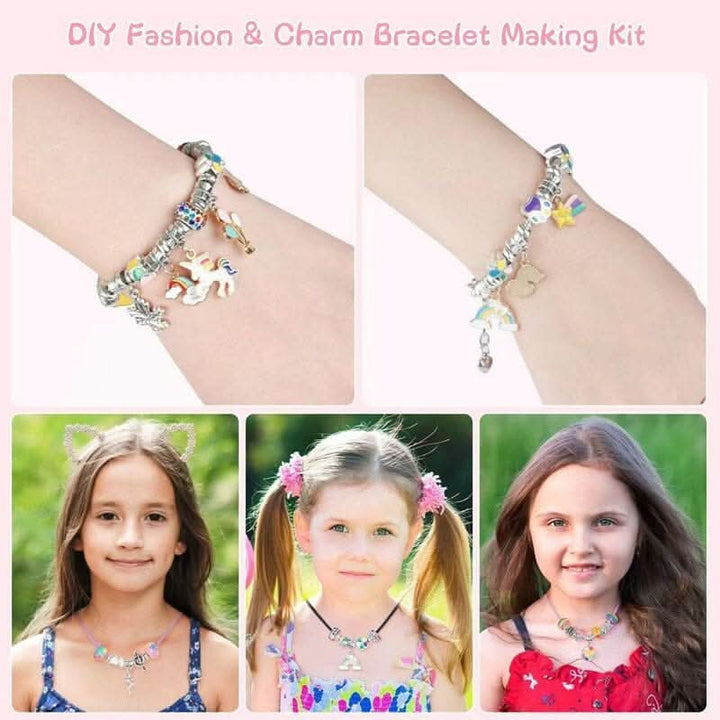 Kalsten | Creative Bracelet Craft Kit for Girls with Sparkling Charms