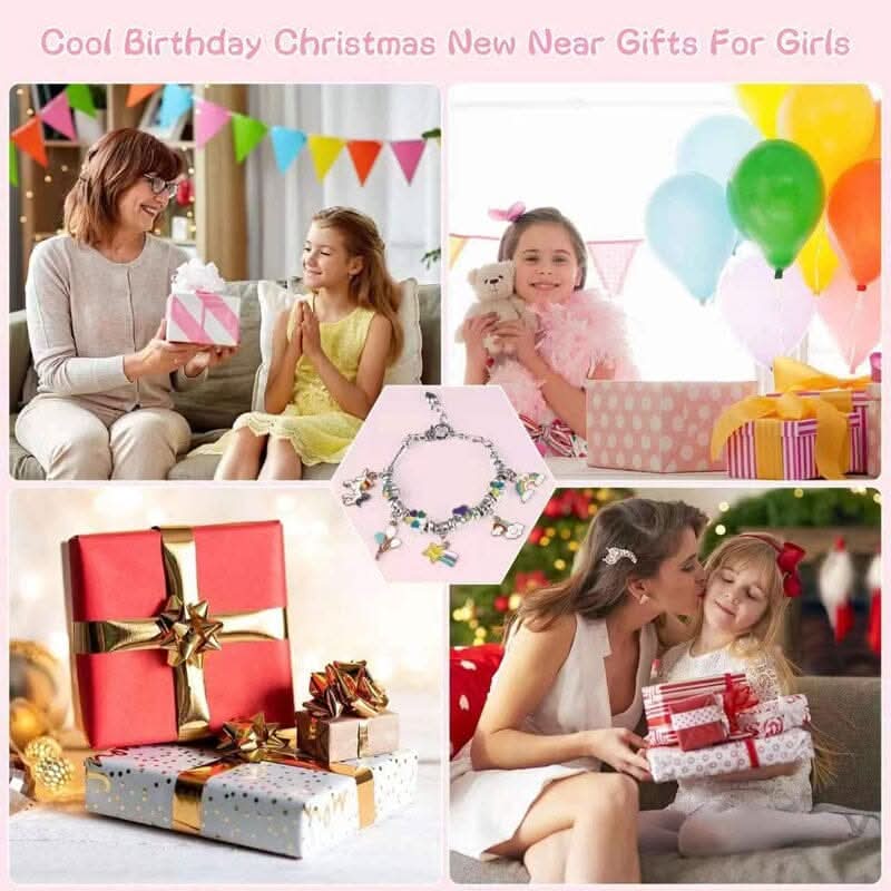 Kalsten | Creative Bracelet Craft Kit for Girls with Sparkling Charms