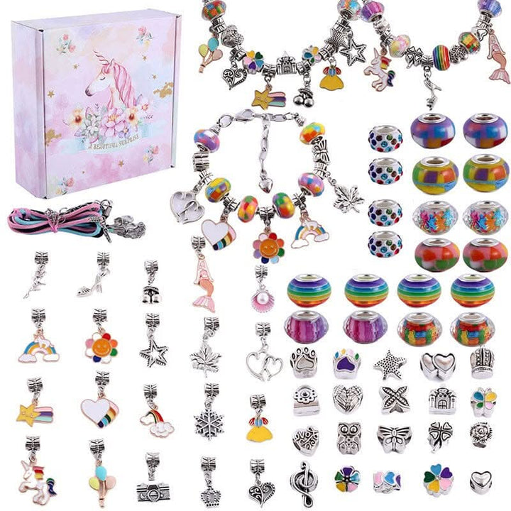 Kalsten | Creative Bracelet Craft Kit for Girls with Sparkling Charms
