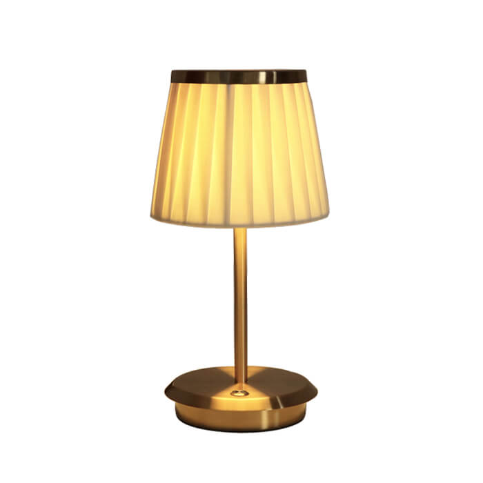 Golden DreamDrape Table Lamp – Elegance and Flexibility Noxord