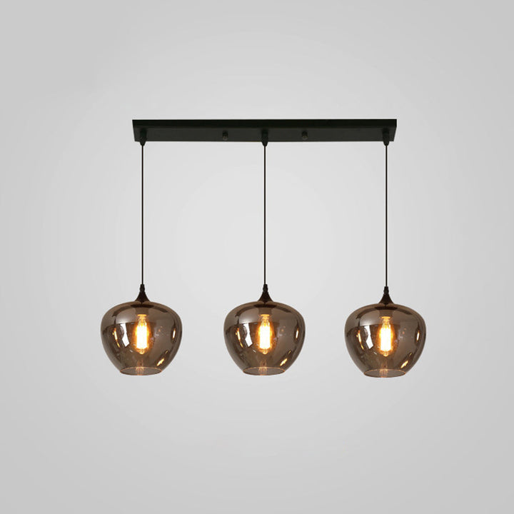 Pendant Light Glass Adjustable 11 in Indoor Dining Room Kitchen Island Ceiling Lamp | Kalsten