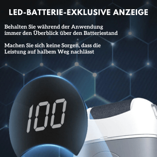 Electric foot care roller with USB battery | Kalsten