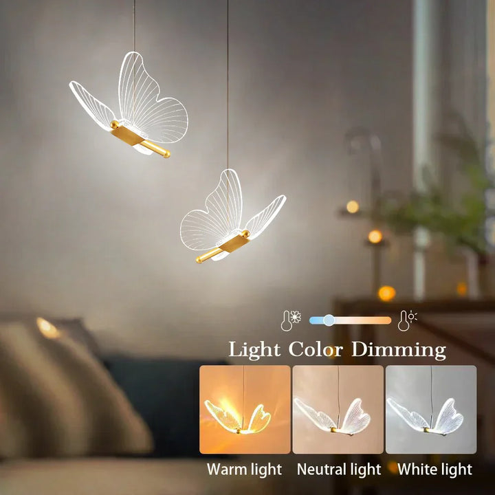 ButterGlow - LED Butterfly Pendant Lamps Noxord