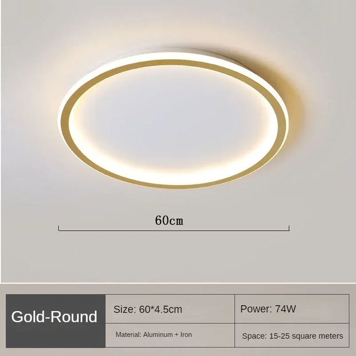 Scandinavian Round Ceiling Lamp - NordicGlow | Kalsten