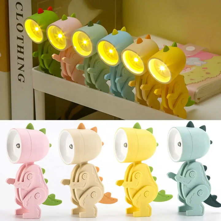 Cute Dinosaur LED Table Lamps – Adjustable Animal Figures Night Lights for Children | Kalsten