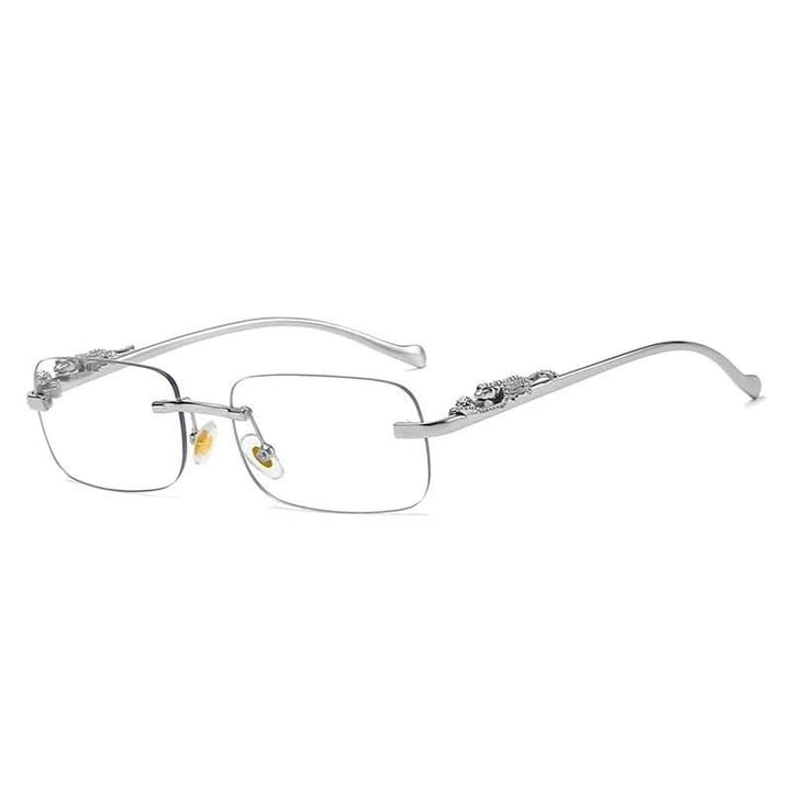 Kalsten | Rimless Leopard Head Sunglasses with UV400 Protection