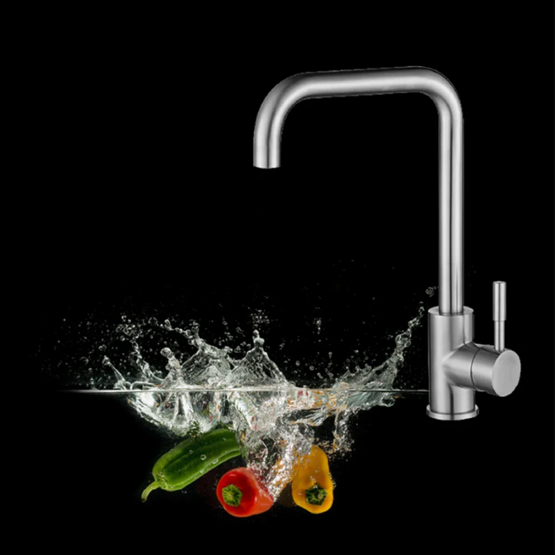 Stainless Steel Faucet – High-Quality, Rust-Free Faucet with Swiveling Spout, Durable and Easy to Clean, Ideal for Modern Kitchens | Noxord