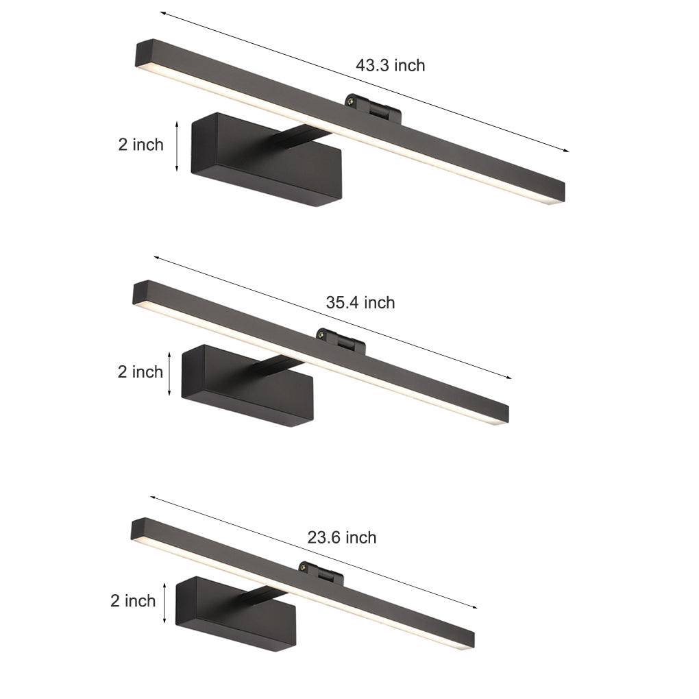 Rotatable Linear LED Bathroom Vanity Light Adjustable Lighting | Noxord