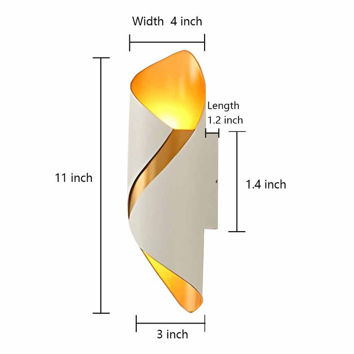 Modern Black Aluminum Outdoor Wall Lamp Kalsten