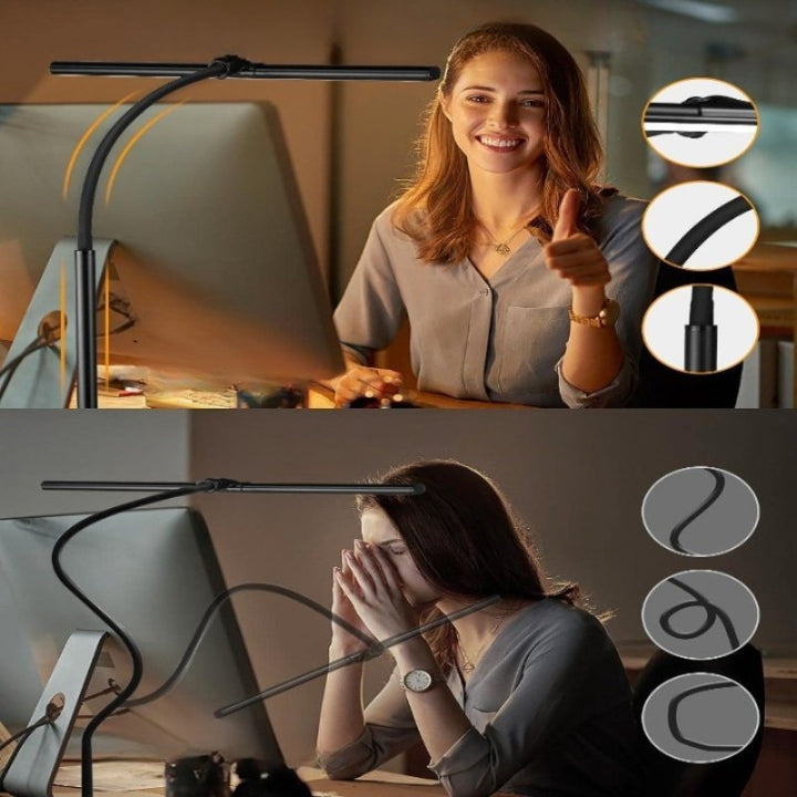 Flexible Gooseneck LED Desk Lamp for Home & Office