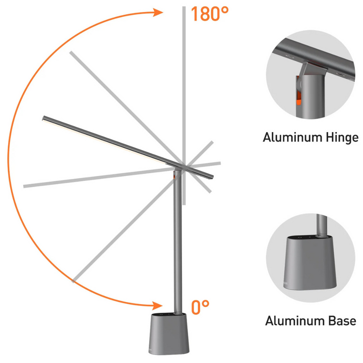 Kalsten | Intelligent LED desk lamp with foldable & dimmable design