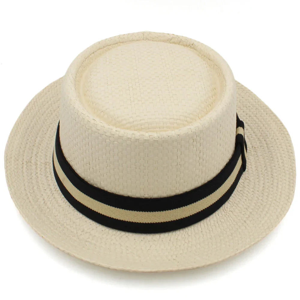 Straw Pork Pie Hats Summer Sunhat Boater hat | Kalsten