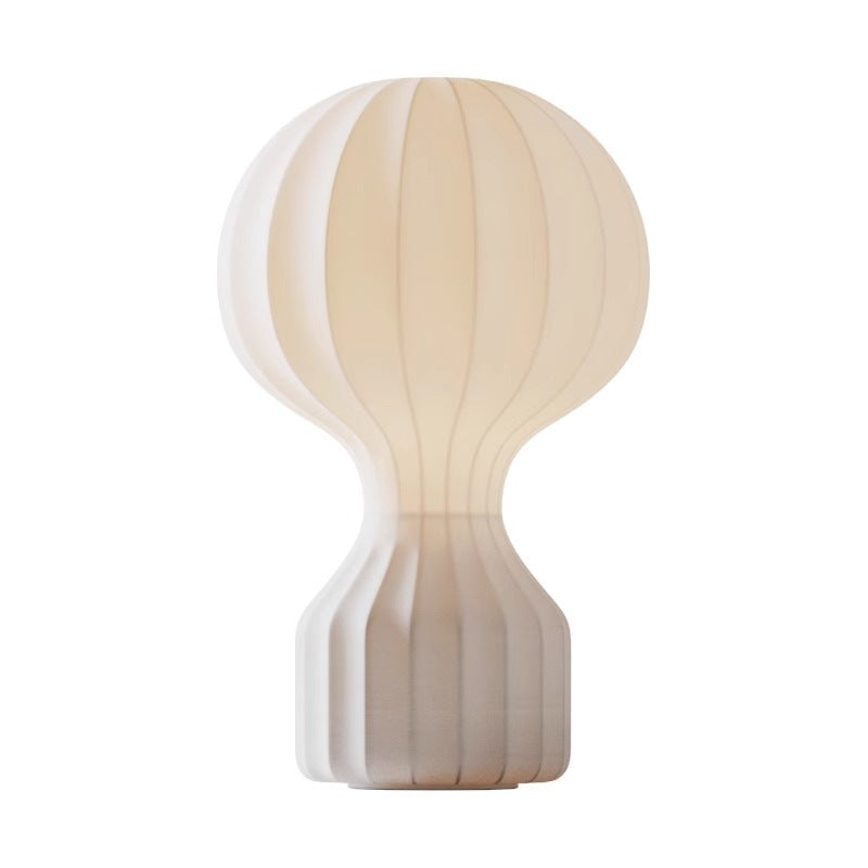 Wabi Sabi Table Lamp with Silk Shade – Minimalist LED Lamp for Living Rooms and Dining Rooms | Noxord