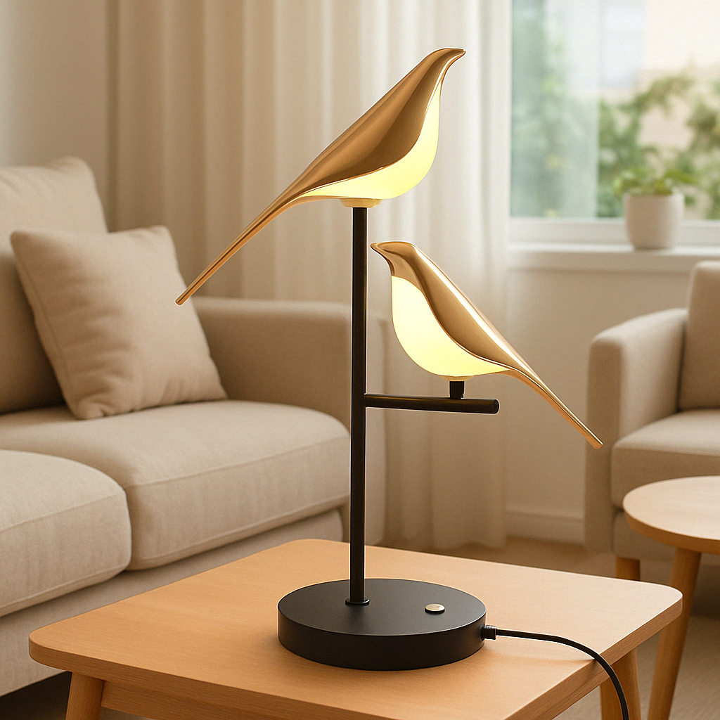 Kalsten | MrBird Table Lamp – Charming Decorative Bird-Shaped Lamp with Soft LED Light