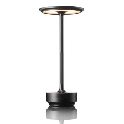 Wireless Gold Metal LED Table Lamp Noxord